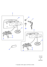 CXB000270PMA - Land Rover Handle assembly-taildoor