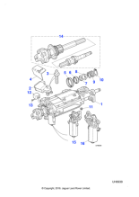 XR840066 - Jaguar Steering column