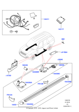 Deployable Side Steps - Mounting Bracket and Motor, Right Side, LWB, 17MY onwards