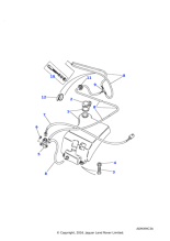 PRC2437 - Land Rover Jet assembly-nozzle wash system