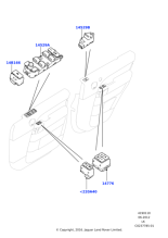 LR034942 - Land Rover Switch