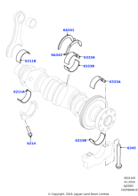LR074087 - Land Rover Bearing - Crankshaft Main