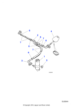 KDF114003 - Jaguar Arrow head pipe clip