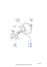 589219 - Land Rover Switch assembly-pressure antilock brakes