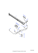 UBP101000 - Land Rover Pipe-oil cooler/transmission