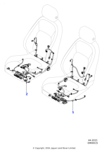 T4N29569 - Jaguar Driver's seat harness