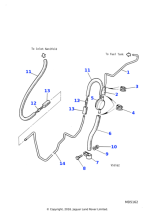 EAC9286 - Jaguar Vacuum stepped hose