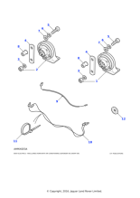 YEB500140 - Land Rover Horn assembly