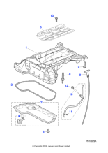 AJ810069 - Jaguar Oil sump body