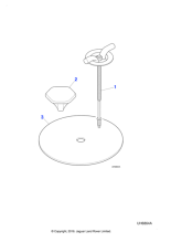 XR849324 - Jaguar Mounting bolt