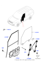 LR052689 - Land Rover Regulator - Window