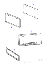 XR838397 - Jaguar Number plate surround
