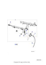 C2C29323 - Jaguar Fuel rail