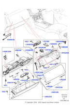 LR104687 - Land Rover Compartment - Glove - Co-Driver