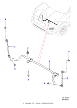 J9C1154 - Jaguar Anti roll bar link