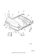 RTC648 - Jaguar Wing valance panel