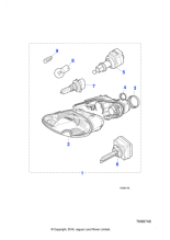 C2N1601 - Jaguar Headlamp