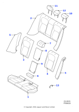 T2H34743QNL - Jaguar Headrest