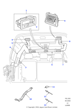 AWR3726 - Land Rover Duct-rear air conditioning