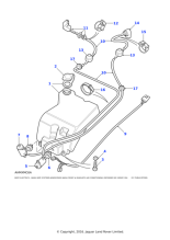 AMR3026 - Land Rover Jet assembly-nozzle wash system
