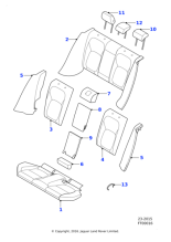 T2H39107PVJ - Jaguar Headrest