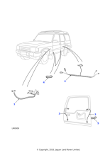 YMM110050 - Land Rover Harness front door