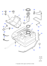 MXC5714 - Land Rover Pad-insulation-fuel tank