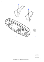 XR825752 - Jaguar Interior rear view mirror