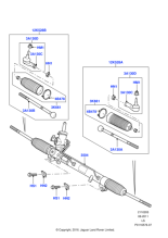 LR010671 - Land Rover End - Spindle Rod Connecting