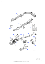 XR82873 - Jaguar Hose