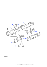 1716888 - Land Rover Gasket exhaust system