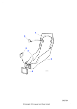 XR89974 - Jaguar Fir tree fastener