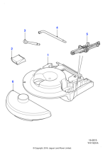 C2D51135 - Jaguar Car lifting jack