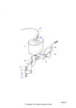 NTC5567 - Land Rover Bracket-charcoal canister