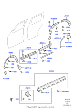 LR010635 - Land Rover Cap - Moulding