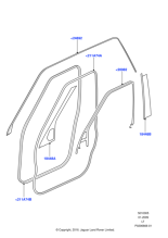 LR044024 - Land Rover Seal - Door Front And Rear
