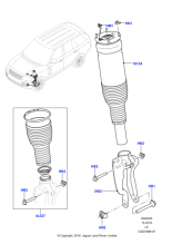 LR138996 - Land Rover Shock Absorber