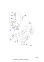 C2S49770 - Jaguar Water bypass pipe