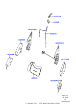 LR079173 - Land Rover Cable - Seat Back Latch Release