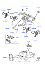 LR028394 - Land Rover Duct - Heater Air Inlet