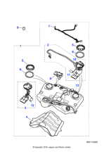 C2S17852 - Jaguar Fuel tank