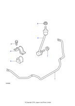 RBM100172 - Land Rover Link assembly anti-roll bar