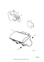 C2C7356 - Jaguar Airbag module