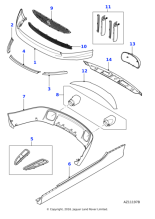 Bonnet Louvre - Carbon Fibre, Right Side