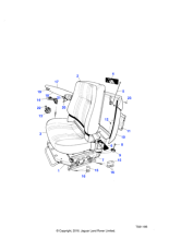 MXC5122SUA - Land Rover Seat-electric front