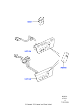 LR001622 - Land Rover Switch
