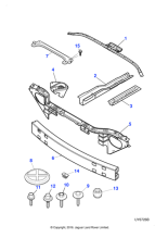 XR856917 - Jaguar Bumper beam
