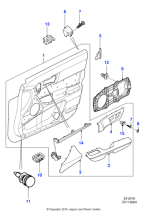 C2Z8795AMX - Jaguar Door casing