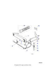 MNA7443AA - Jaguar Mounting rubber