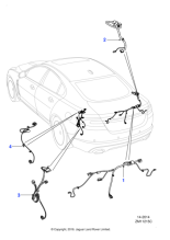 C2Z17234 - Jaguar Trunk lid harness